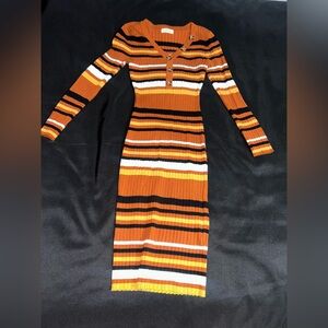 Always Multicolor Striped Cardigan